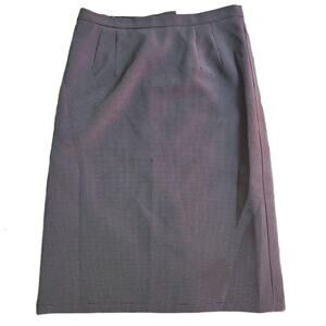 larry levine classics black grid pencil skirt  Size 4